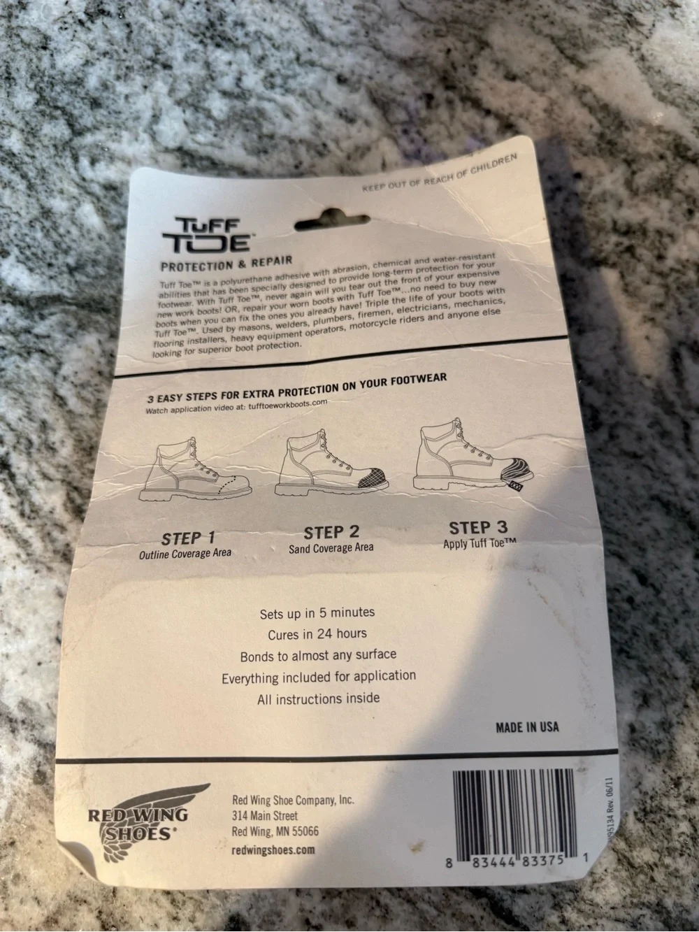 Red Wing Tuff Toe - Brown